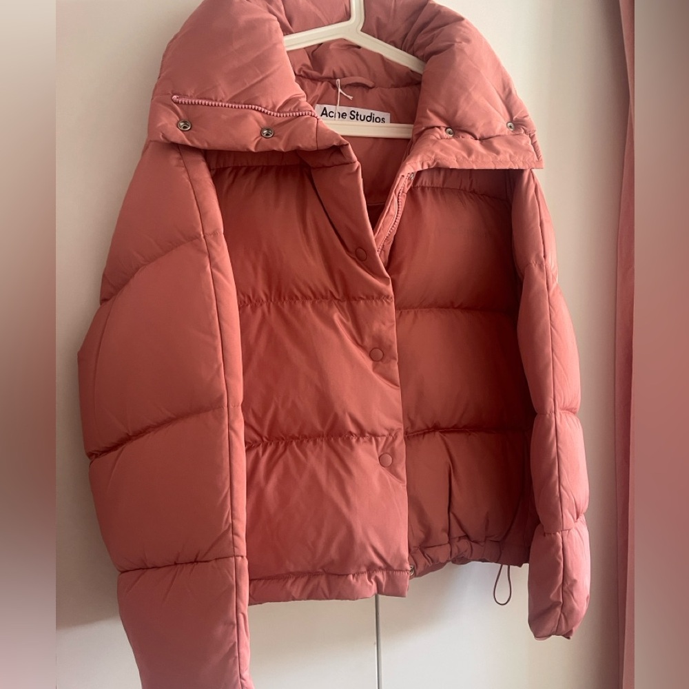NWT Acne Studios Down Puffer Jacket - Pink - Picture 10 of 16